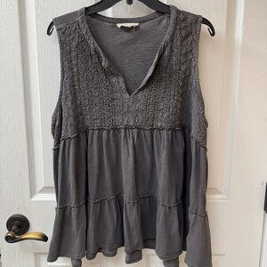 Lucky Brand Women’s Tiered Tunic Tank